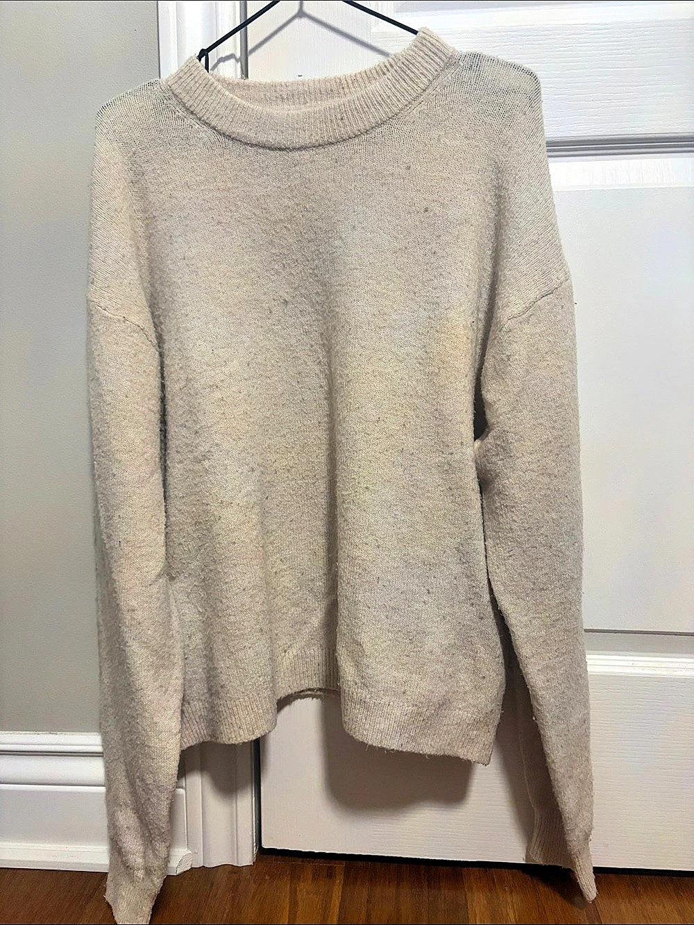 H&M Crew Neck Sweater in Beige Size XS Like New